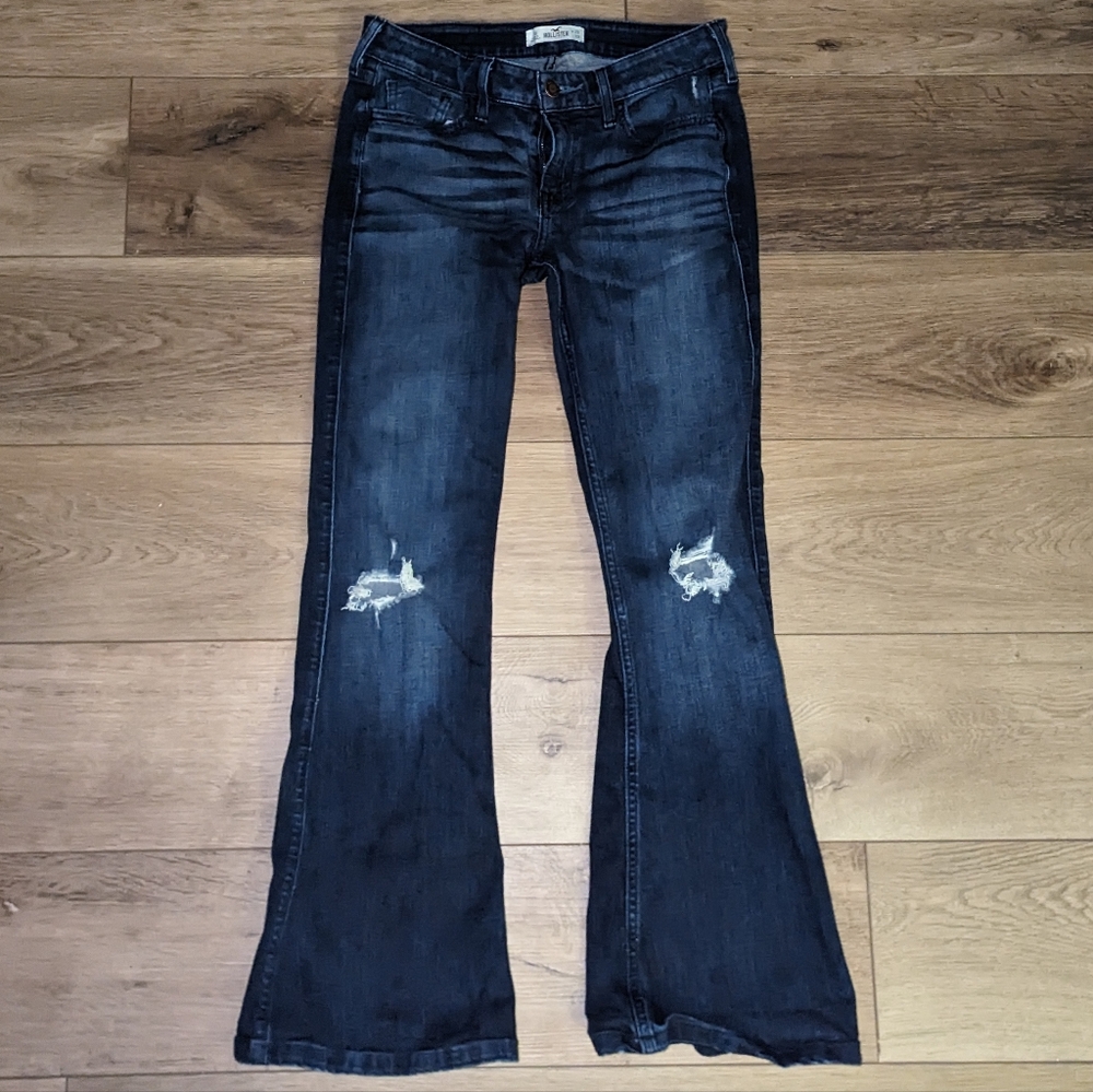 Hollister Dark Blue Flare Jeans